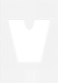 Passe Partout okienko w kształcie LITERKI "V"