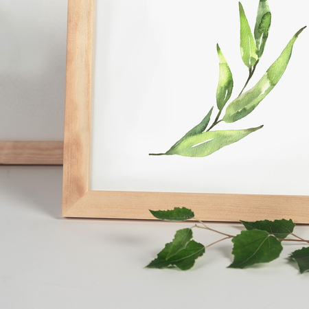 Pakiet 5 szt. ramek z drewna surowego RAW RAW 21x29,7 cm