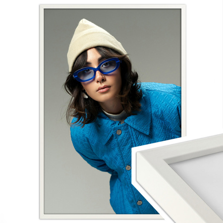 Biała ramka na zdjęcia FDM M1 40x50 cm