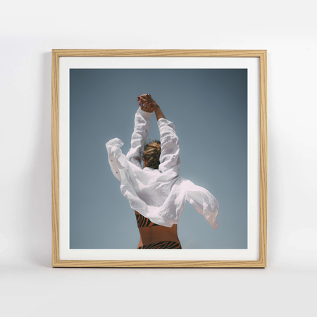 Ramka na zdjęcia 50x50 cm w dębowym kolorze FDM 02