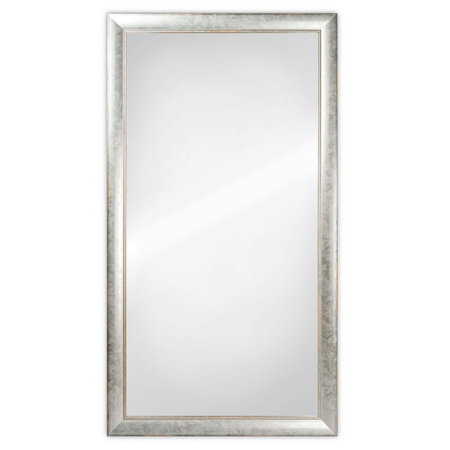 Lustro z fazą w srebrnej ramie wiszące LUCA LU-2347