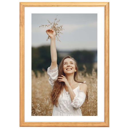 Naturalna ramka drewniana DRWA 0 25x38 cm