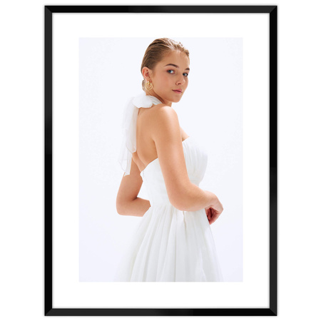 Czarna ramka na zdjęcia 60x80 cm HEN 2