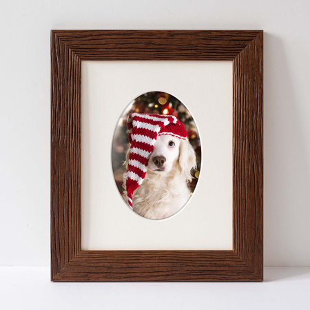 Brązowa ramka na zdjęcie EXW W3 24x30 cm