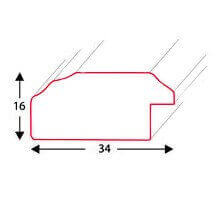 Pakiet ramek drewnianych DRZ A 06 DWUPAK 15x21 cm