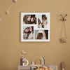 Foto Galeria 40x40 cm kolor dębowy Ramka na 4 zdjęcia 13x18 cm z Passe Partout