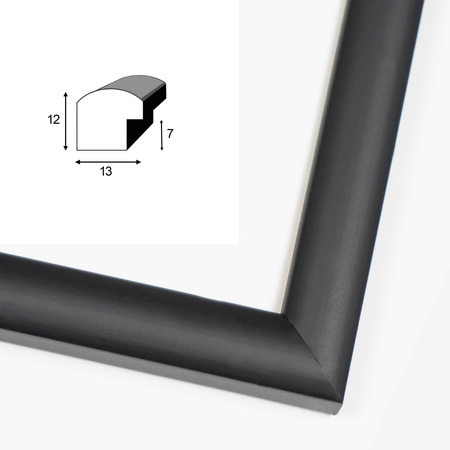 Zestaw czarnych ramek galeria HIT 02 GF0001