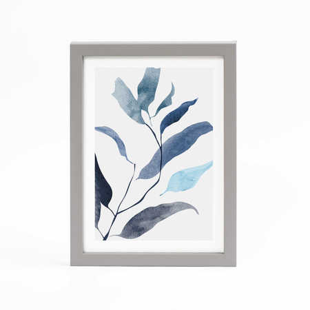 Szara ramka drewniana na zdjęcia PINIA 05 13x18 cm