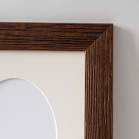 Brązowa ramka na zdjęcie EXW W3 24x30 cm