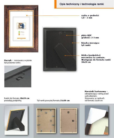 Ramka z tworzywa na zdjęcia MIX T 33 10x15 cm