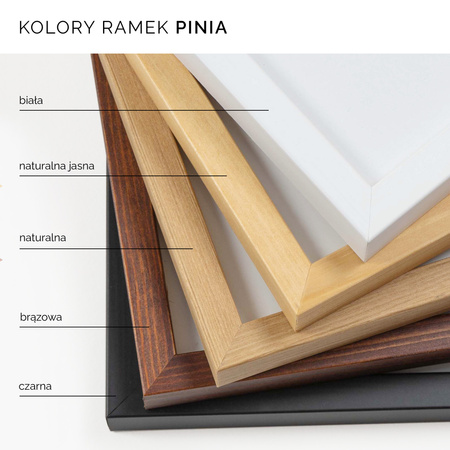 Naturalna ramka drewniana na zdjęcia PINIA 0 15x21 cm