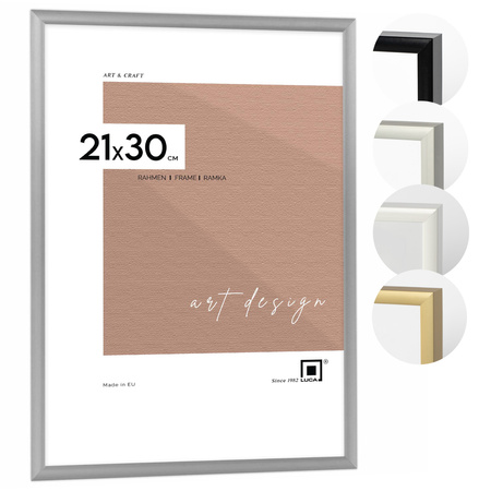 Srebrna ramka aluminiowa na zdjęcia Royall 21x30 cm