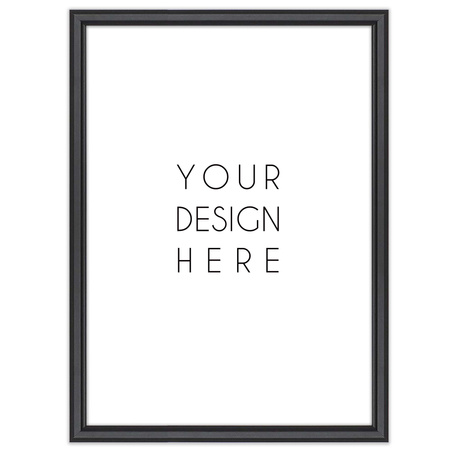Czarna ramka drewniana DRWA 2 18x24 cm
