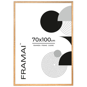 Ramka na zdjęcia w kolorze dębu naturalnego HEN 01 70x100  cm