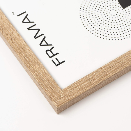 Pakiet 5 szt. ramek na zdjęcia kolor bielony dąb HEN 0 21x29,7 A4 cm