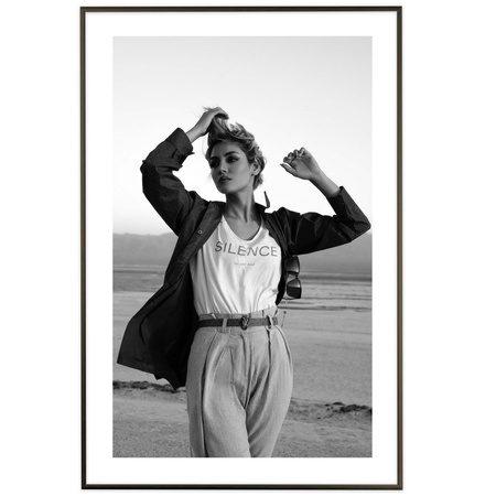 Czarna ramka aluminiowa na zdjęcia Royall 62x93 cm