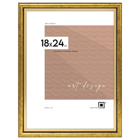 Ramka drewniana złota na zdjęcia DRI CL Z 18X24 cm