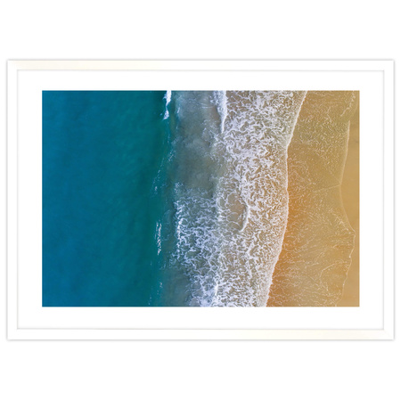 Biała ramka na zdjęcia HEN 1 50x70 cm