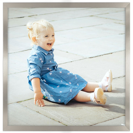 Srebrna ramka na zdjęcia HEN S 50x50 cm