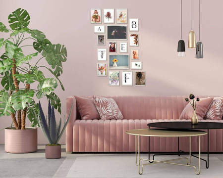 Zestaw srebrnych ramek galeria S GF0006