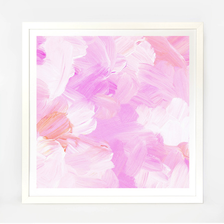 Biała ramka na zdjęcia HEN 1 50x50 cm