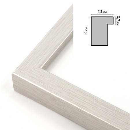 Srebrna ramka na zdjęcia KEA S 40x60 cm