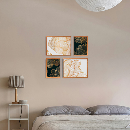 Zestaw naturalnych ramek galeria PRESTO 3 GF0003