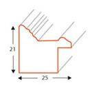 Ramka drewniana na zdjęcia DRL Z 3 25x38 cm