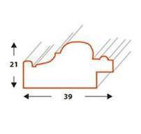 Ramka drewniana na zdjęcia EXW K 2 30x40 cm