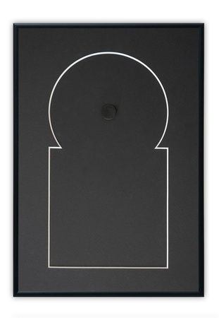 Czarna ramka na płytę CD - 21x30 cm