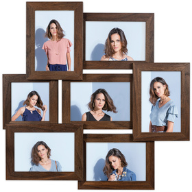 Multirama MULTI HEN 4 ramka na zdjęcia na 7 zdjęć - brązowa