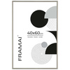 Srebrna ramka aluminiowa QAL 40x60 cm