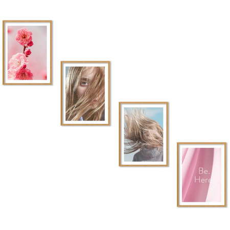 Zestaw ramek PINIA 00 GF0034 L- galeria ramek na 4 zdjęcia