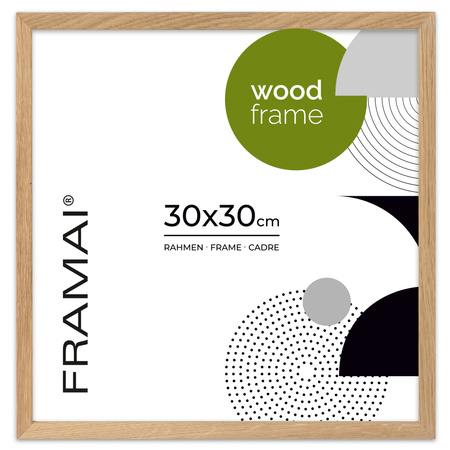 Dębowa ramka na zdjęcia OAK 30x30 cm