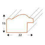 Ramka drewniana na zdjęcia DRI S 2 25x38 cm