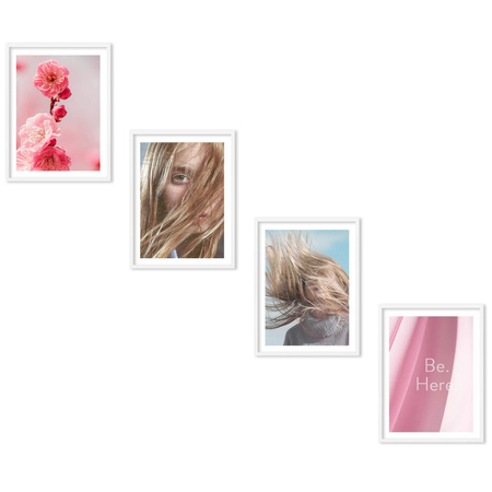 Zestaw ramek PINIA 1 GF0034 L- galeria ramek na 4 zdjęcia