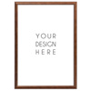 Brązowa ramka drewniana DRWA 4 24x30 cm