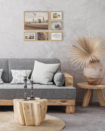 Zestaw ramek kolor dębowy galeria Pinia 00 GF0002