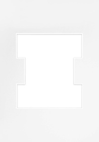 Passe Partout okienko w kształcie LITERKI "I"