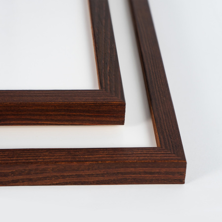Brązowa ramka drewniana PINIA 3 30x40 cm