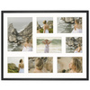 Foto Galeria 40x50 cm czarna Ramka na 8 zdjęć 10x10 cm 10x15 cm 15x21 cm z Passe Partout