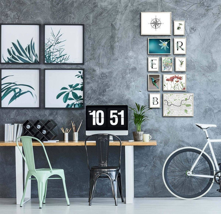 Zestaw srebrnych ramek galeria PRESTO S GF0005