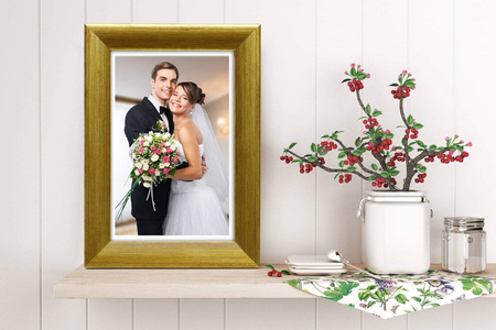 Ramka drewniana na zdjęcia DRI G Z 21x30 cm