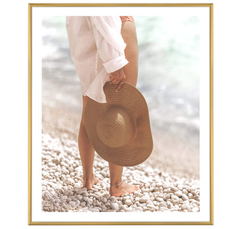 Złota ramka aluminiowa na zdjęcia Royall 50x60 cm