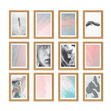 Zestaw ramek PINIA 00 GF0026 - galeria ramek na 12 zdjęć