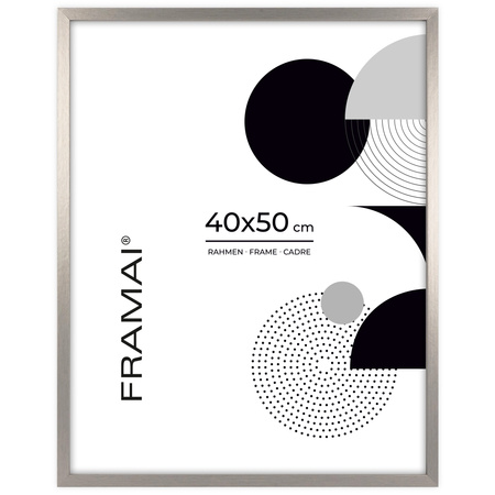 Srebrna ramka na zdjęcia KEA S 40x50 cm
