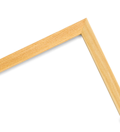 Ramka na zdjęcia do pokoju dziecięcego 21x30 cm jasne drewno z białym passe partout