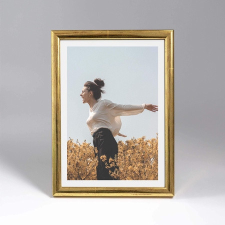 Pakiet 5 szt. złotych ramek na zdjęcia HIT 1Z 21x30 cm