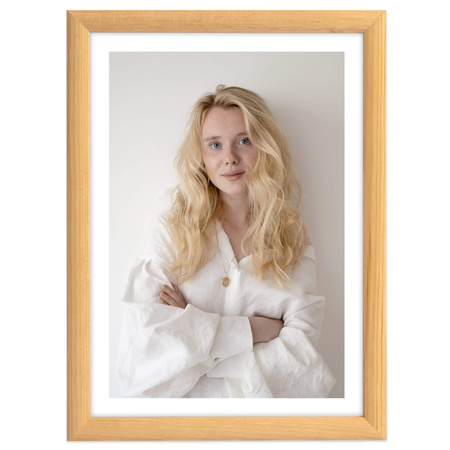 Naturalna ramka drewniana na zdjęcia EKO 0N 6x9 cm