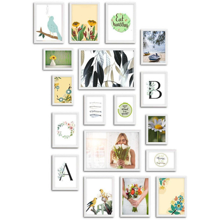 Zestaw białych ramek galeria 1 GF0006